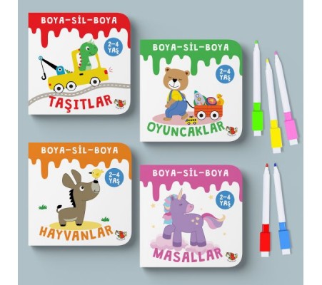 Boya-Sil-Boya (4 Kitap Set)