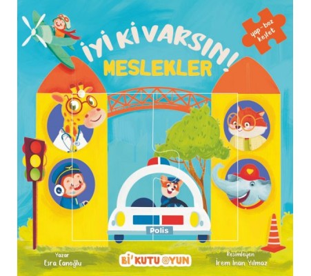 İyi ki varsın Meslekler (Yapbozlu Kitap)