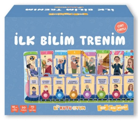 İlk Bilim Trenim - Cırt Cırtlı Yapboz ve Kitap Seti