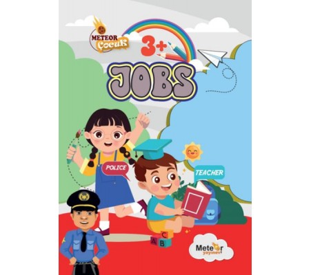 Jobs (Meslekler) Türkçe – İngilizce Boyama Kitabı