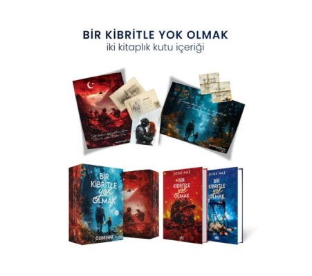 Bir Kibritle Yok Olmak İki Kitaplık Hediyeli Özel Kutu (Ciltli) Bir Kibritle Yok Olmak İki Kitaplık Hediyeli Özel Kutu (Ciltli)
