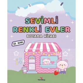 Sevimli Renkli Evler Boyama Kitabı Sevimli Renkli Evler Boyama Kitabı
