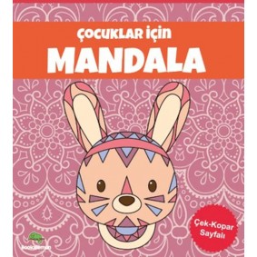 Çocuklar İçin Mandala - Pembe Çocuklar İçin Mandala - Pembe