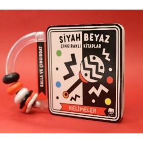 Siyah Beyaz Çıngıraklı Kitaplar Kelimeler Siyah Beyaz Çıngıraklı Kitaplar Kelimeler