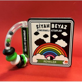 Siyah Beyaz Çıngıraklı Kitaplar Renkler Siyah Beyaz Çıngıraklı Kitaplar Renkler
