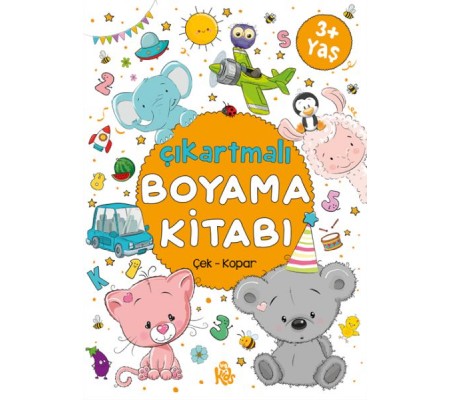 Çıkartmalı Boyama Kitabı - 3 Yaş +