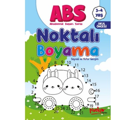 ABS 3-4 Yaş Noktalı Boyama