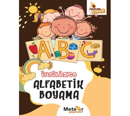 İngilizce Alfabetik Boyama Kitabı