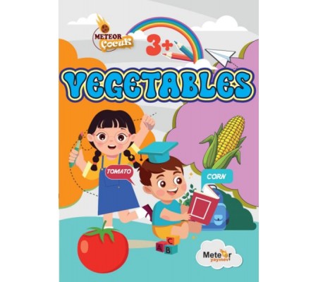 Vegetables (Sebzeler) Türkçe – İngilizce Boyama Kitabı