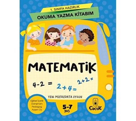 1. Sınıfa Hazırlık Okuma Yazma Kitabım Matematik