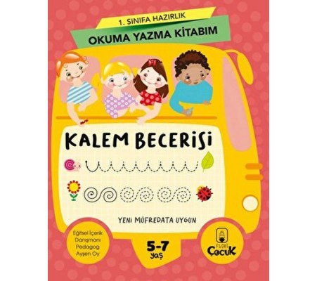 1. Sınıfa Hazırlık Okuma Yazma Kitabım Kalem Becerisi