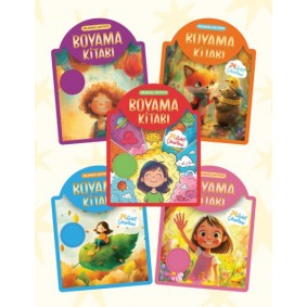 Çıkartmalı Boyama Kitabı - 5 Kitap Set Çıkartmalı Boyama Kitabı - 5 Kitap Set