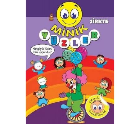 Minik Yüzler - Sirkte - Emojilerle Çıkartmalar