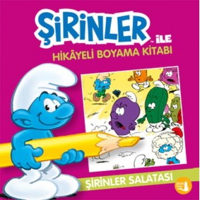 Şirinler İle Hikaye Boyama Kitabı - Şirinler Salatası Şirinler İle Hikaye Boyama Kitabı - Şirinler Salatası