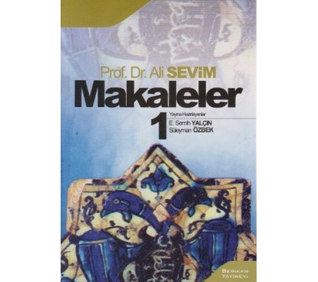 Makaleler 1 (Ali Sevim)