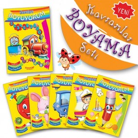 Kavramlar Boyama Seti (6 Kitap Takım) Kavramlar Boyama Seti (6 Kitap Takım)