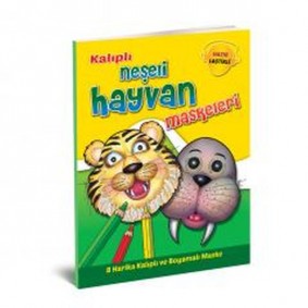 Kalıplı Neşeli Hayvan Maskeleri Kalıplı Neşeli Hayvan Maskeleri