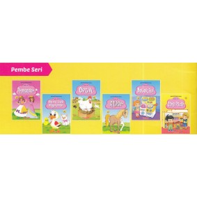 Aktiviteli Boyama Serisi - Pembe (6 Kitap) Aktiviteli Boyama Serisi - Pembe (6 Kitap)