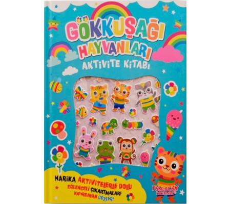 Gökkuşağı Hayvanları Aktivite Kitabı