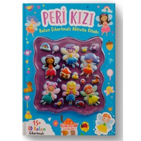 Peri Kızı Balon Çıkartmalı Aktivite Kitabı