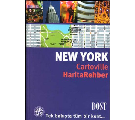 Cartoville Harita Rehber New York (Ciltli)