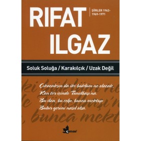 Soluk Soluğa Karakılçık Uzak Değil Şiirler 1962-1969-1971 Soluk Soluğa Karakılçık Uzak Değil Şiirler 1962-1969-1971