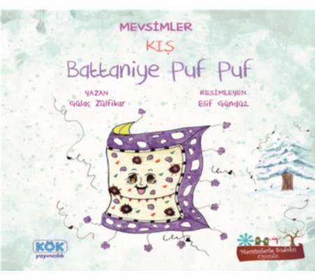 Mevsimler Kış - Battaniye Puf Puf