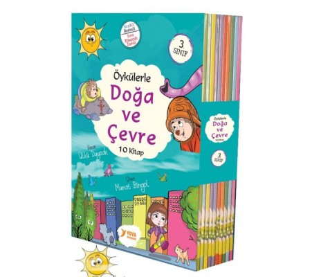 Öykülerle Doğa ve Çevre  3. Sınıflar İçin 10 Kitap Set