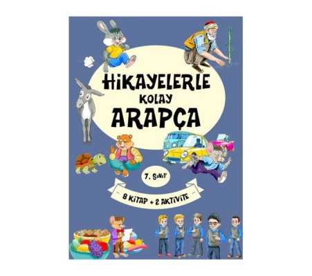 7. Sınıf Hikayelerle Kolay Arapça (8 Kitap + 2 Aktivite)