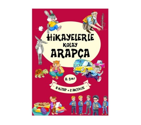 8. Sınıf Hikayelerle Kolay Arapça (8 Kitap + 2 Aktivite)