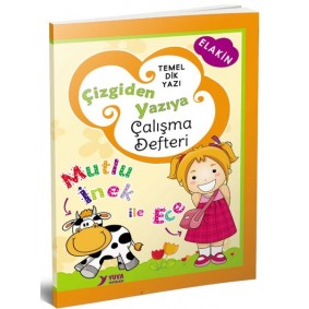 Çizgiden Yazıya Çalışma Defteri-Dik Temel Harflerle Çizgiden Yazıya Çalışma Defteri-Dik Temel Harflerle