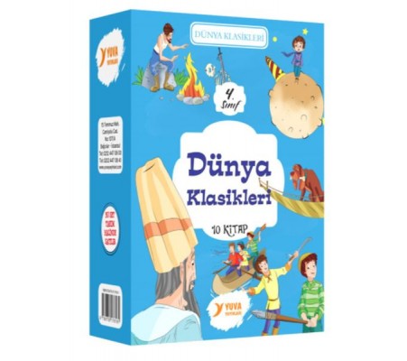 4. Sınıf Dünya Klasikleri Serisi (10 Kitaplık Set)