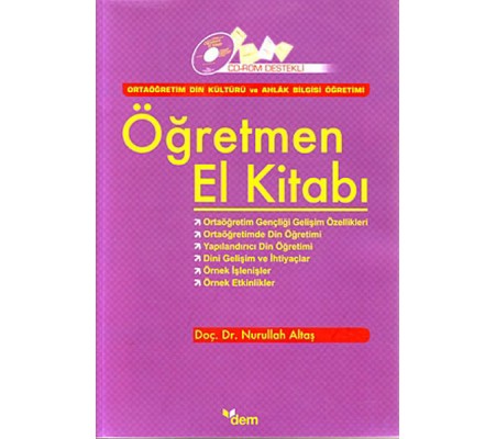 Öğretmen El Kitabı (Cd'li) / Ortaöğretim Din Kültürü ve Ahlak Bilgisi Öğretimi