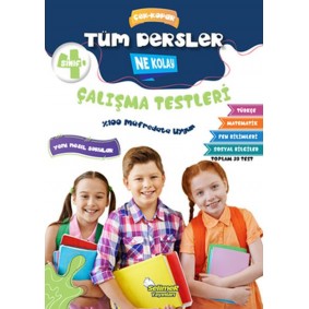 4. Sınıf Tüm Dersler Çek-Kopar Ne Kolay Çalışma Testleri 4. Sınıf Tüm Dersler Çek-Kopar Ne Kolay Çalışma Testleri