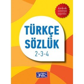 İlköğretim Türkçe Sözlük Karton Kapak 2-3-4 İlköğretim Türkçe Sözlük Karton Kapak 2-3-4