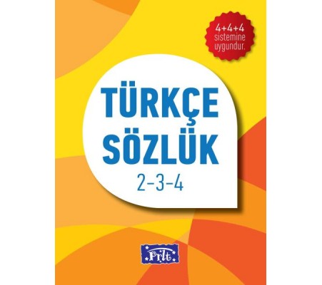 İlköğretim Türkçe Sözlük Karton Kapak 2-3-4